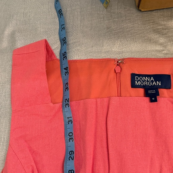 NWT Donna Morgan pink Sleeveless Dress size 16 - Picture 8 of 10
